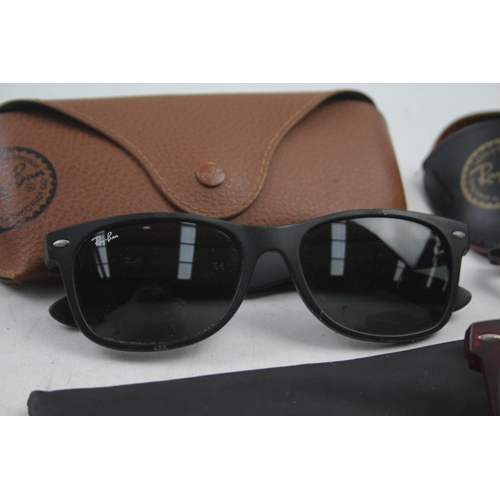 2180 - Three pairs of cased Ray-Ban sunglasses