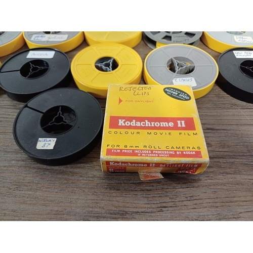 616 - A collection of 8mm home movie cine films