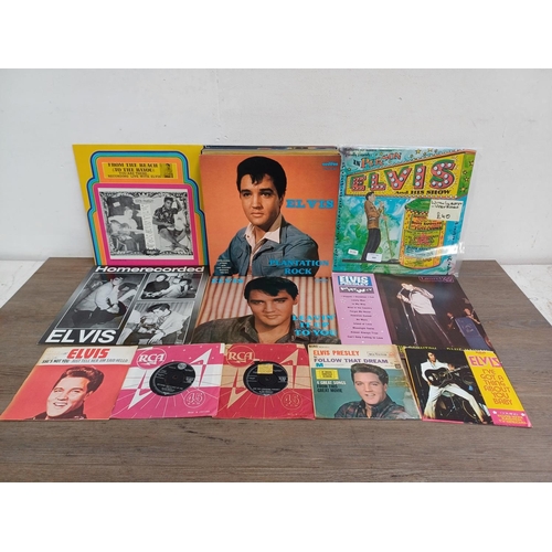 669 - A collection of Elvis Presley vinyl records