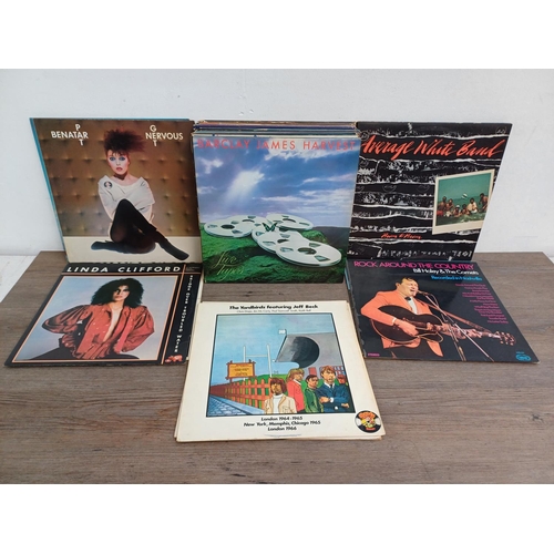 675 - A collection of vinyl records to include Asia and Anthrax shaped picture discs, Crosby Stills & Nash... 