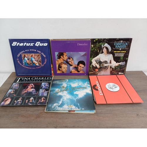 675 - A collection of vinyl records to include Asia and Anthrax shaped picture discs, Crosby Stills & Nash... 