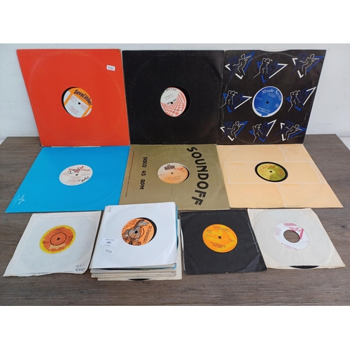 680 - A collection of reggae vinyl records to include Cutty Ranks, Jackie Mittoo, The Marvels, Bob Marley ... 