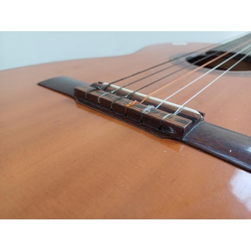 689 - An Antoria full sized nylon strung classical guitar