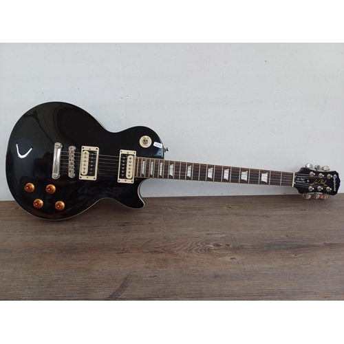 693 - A 2013 Epiphone Les Paul Traditional PRO limited edition electric guitar fitted with Grover machine ... 