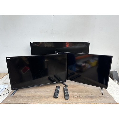 697 - Three TVs, one LG 42LB730V 42