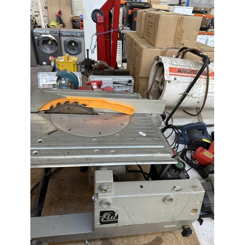 825 - An ELU 110v bench saw