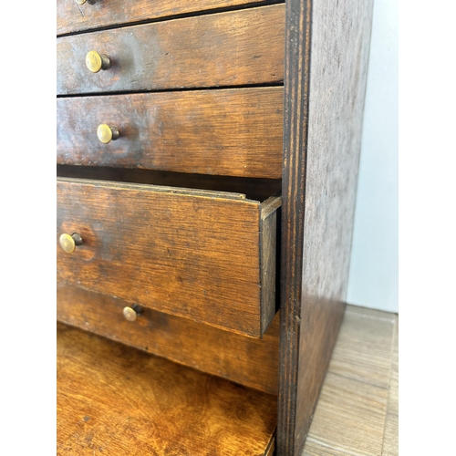 530 - A mid 20th century eight drawer engineers tool chest - approx. 47cm high x 61cm wide x 23cm deep