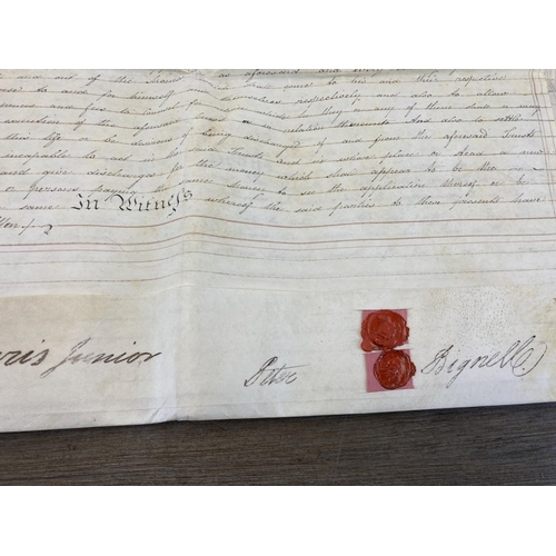 500A - A 19th century indenture dated 1813