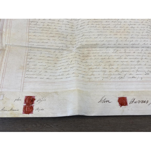 500A - A 19th century indenture dated 1813