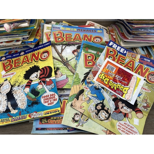 504 - A large collection of Beano comics