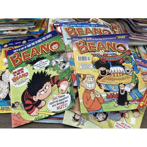 504 - A large collection of Beano comics