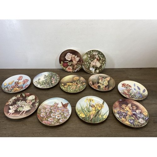 357 - Eleven C.M. Barker The Festival of Flower Fairies ceramic collector's plates