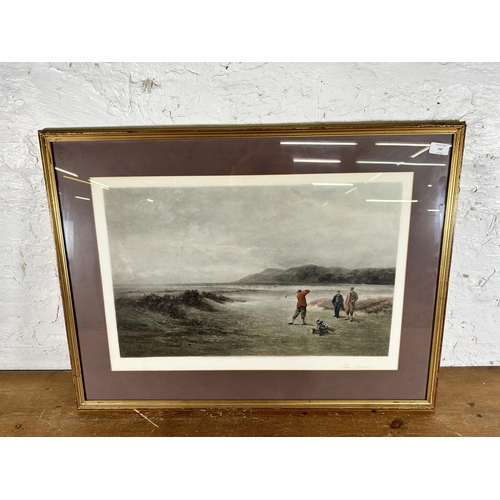 247 - A late 19th century framed Douglas Adams 'The Driver' print - approx. 66cm high x 86cm wide