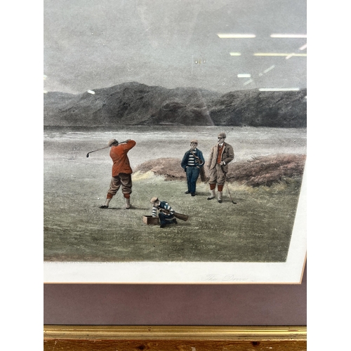 247 - A late 19th century framed Douglas Adams 'The Driver' print - approx. 66cm high x 86cm wide