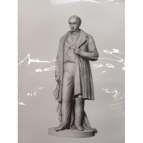 507H - A collection of 19th century mounted figural book illustrations