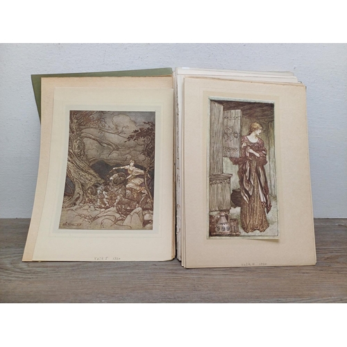 507J - A large collection of early 20th century Arthur Rackham book illustrations