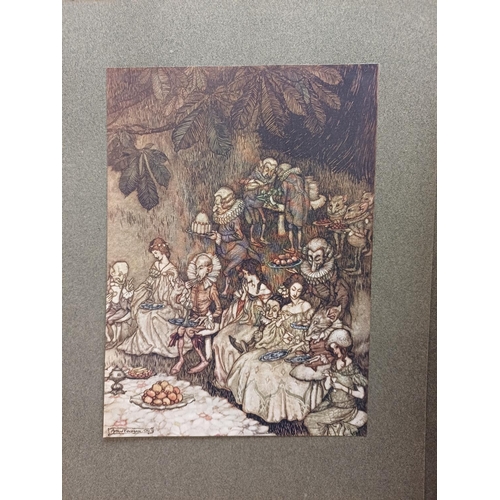 507J - A large collection of early 20th century Arthur Rackham book illustrations