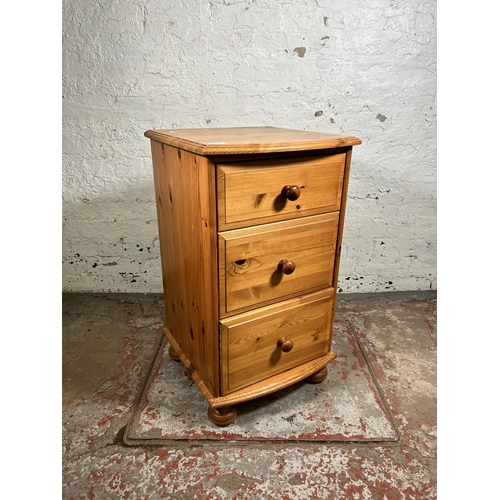 151A - A pine chest of drawers - approx. 78cm high x 44cm wide x 44cm deep