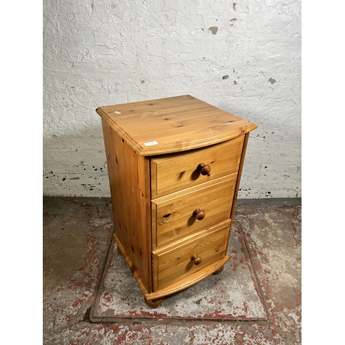 151A - A pine chest of drawers - approx. 78cm high x 44cm wide x 44cm deep