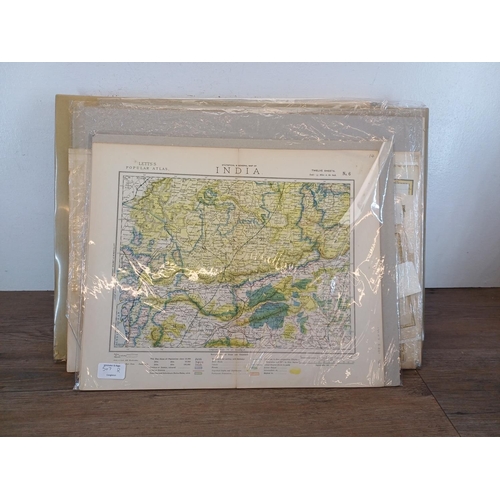 507R - A collection of 19th century and later world map book illustrations