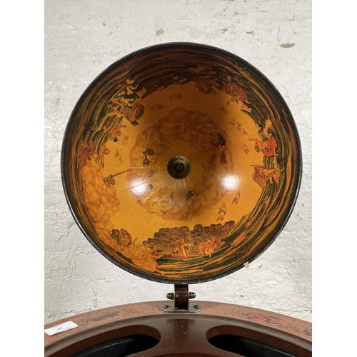 23 - A terrestrial globe drinks cabinet - approx. 89cm high