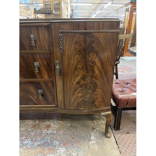 47 - A mid 20th century Beithcraft Furniture mahogany sideboard on cabriole supports