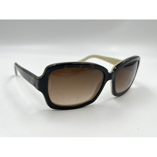 2177 - A pair of Chanel tortoiseshell effect lady's sunglasses