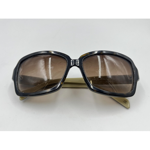 2177 - A pair of Chanel tortoiseshell effect lady's sunglasses