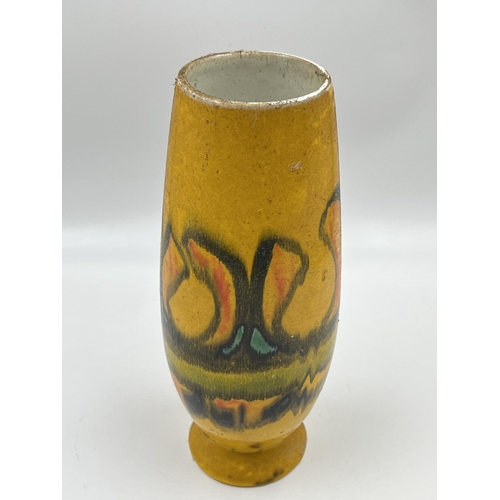 312 - A mid 20th century Poole Pottery Delphis vase - approx. 24cm high