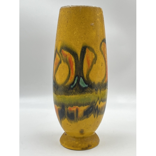 312 - A mid 20th century Poole Pottery Delphis vase - approx. 24cm high