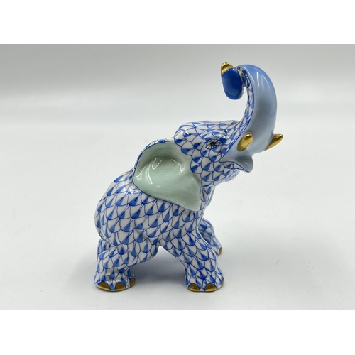 317 - A Herend Joyful Elephant figurine