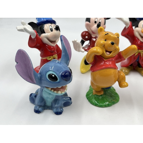 329 - Eight Disney ceramic figurines