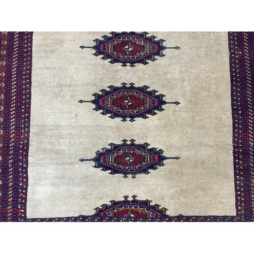 207 - A mid/late 20th century Persian machine woven rug - approx. 186cm x 140cm