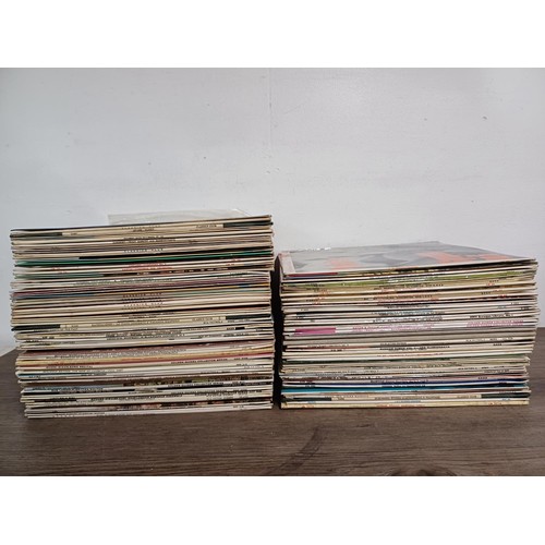 657 - A box containing a large collection of classical LP vinyl records - see images for details