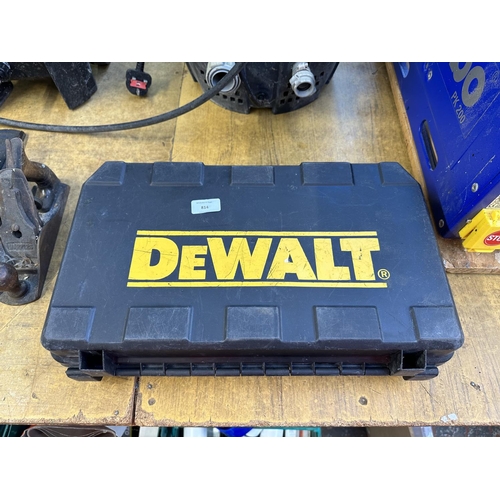 932 - A cased DeWalt D25123 240v hammer drill