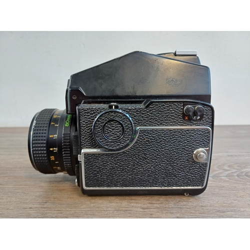 685 - A mid 1970s Mamiya M645 1000S 4.5 x 6 medium format SLR camera fitted with Mamiya-Sekor C 80mm 1:2.8... 