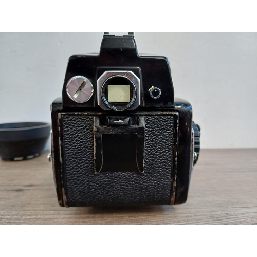 691 - A mid 1970s Mamiya M645 1000S 4.5 x 6 medium format SLR camera fitted with Mamiya-Sekor C 110mm 1:2.... 