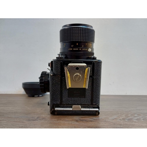 691 - A mid 1970s Mamiya M645 1000S 4.5 x 6 medium format SLR camera fitted with Mamiya-Sekor C 110mm 1:2.... 