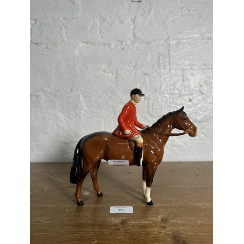 351 - A Beswick Huntsman figurine, no. 1501 - approx. 20cm high