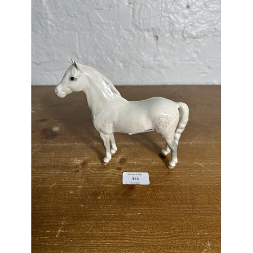 353 - A Beswick Welsh Mountain Pony Coed Coch Madog figurine, no. 1643 - approx. 16cm high