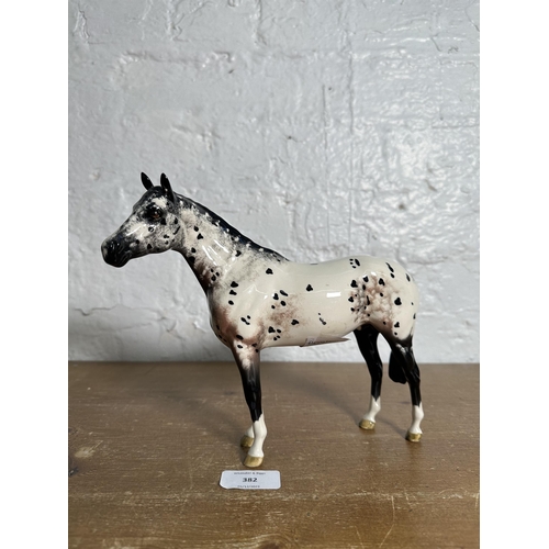 382 - A Beswick Appaloosa Stallion horse figurine, no. 1772A - approx. 20cm high