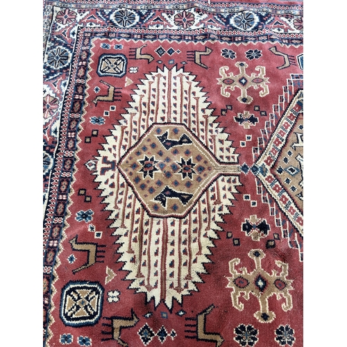 151A - A late 20th century Alpaca design rug - approx. 270cm x 180cm