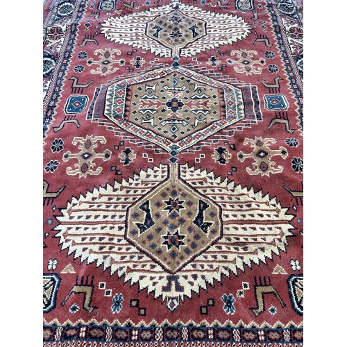 151A - A late 20th century Alpaca design rug - approx. 270cm x 180cm