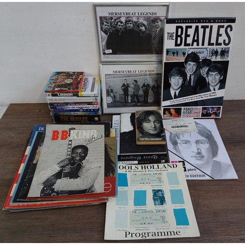 785 - A collection of music memorabilia; tour programmes to include Jools Holland, B.B. King, Rolling Ston... 