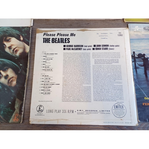 786 - A collection of LP vinyl records to include The Beatles 'Help!', 'Rubber Soul', 'Please Please Me', ... 