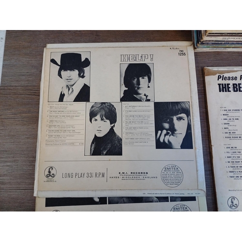 786 - A collection of LP vinyl records to include The Beatles 'Help!', 'Rubber Soul', 'Please Please Me', ... 