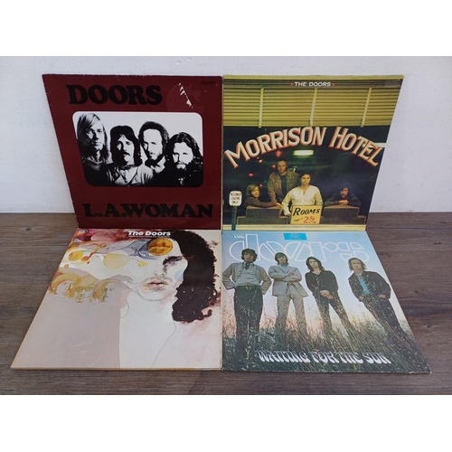 791 - Four The Doors LP vinyl records, 'L.A. Woman', 'Morrison Hotel', 'Weird Scenes Inside the Gold Mine'... 