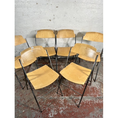 207 - Six IKEA Edgar folding chairs