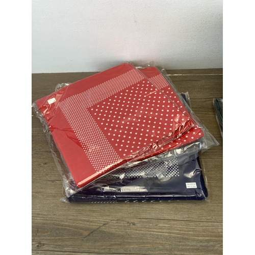 550 - A large collection of 100% cotton polka dot handkerchiefs