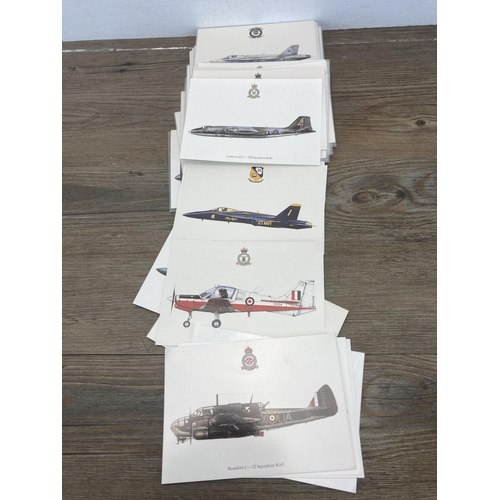 579 - A collection of vintage blank RAF postcards